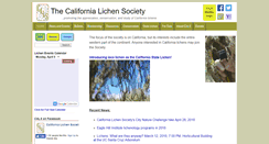 Desktop Screenshot of californialichens.org